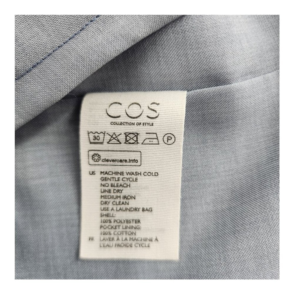 COS Light Blue Sleeveless Midi Dress - Picture 6 of 6